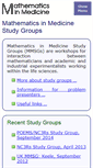 Mobile Screenshot of maths-in-medicine.org